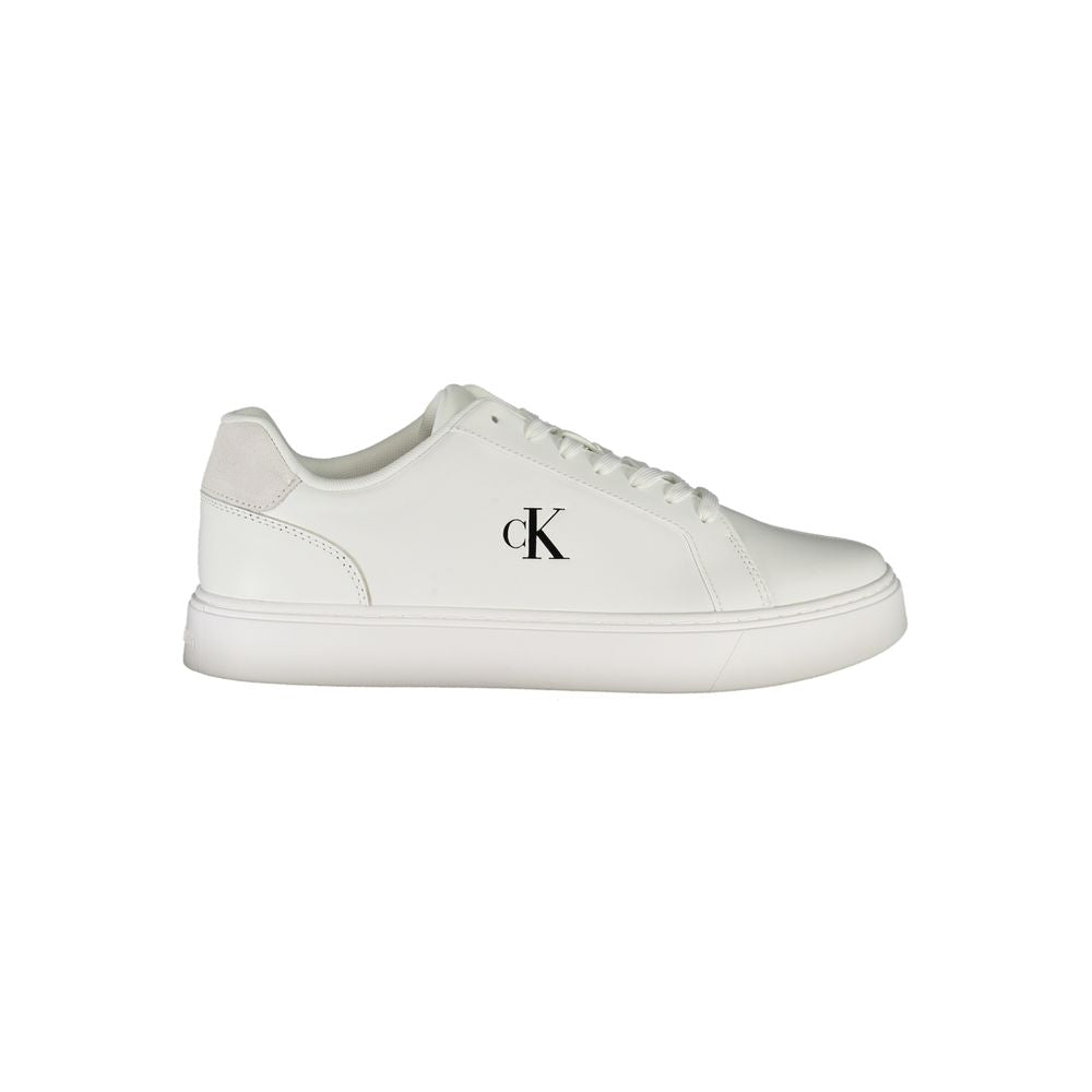 Calvin Klein Bianco Polyurethane Men Sneaker