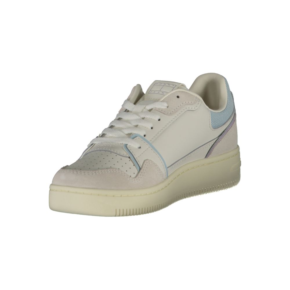 Tommy Hilfiger Bianco Polyurethane Women Sneaker - Zeiniez