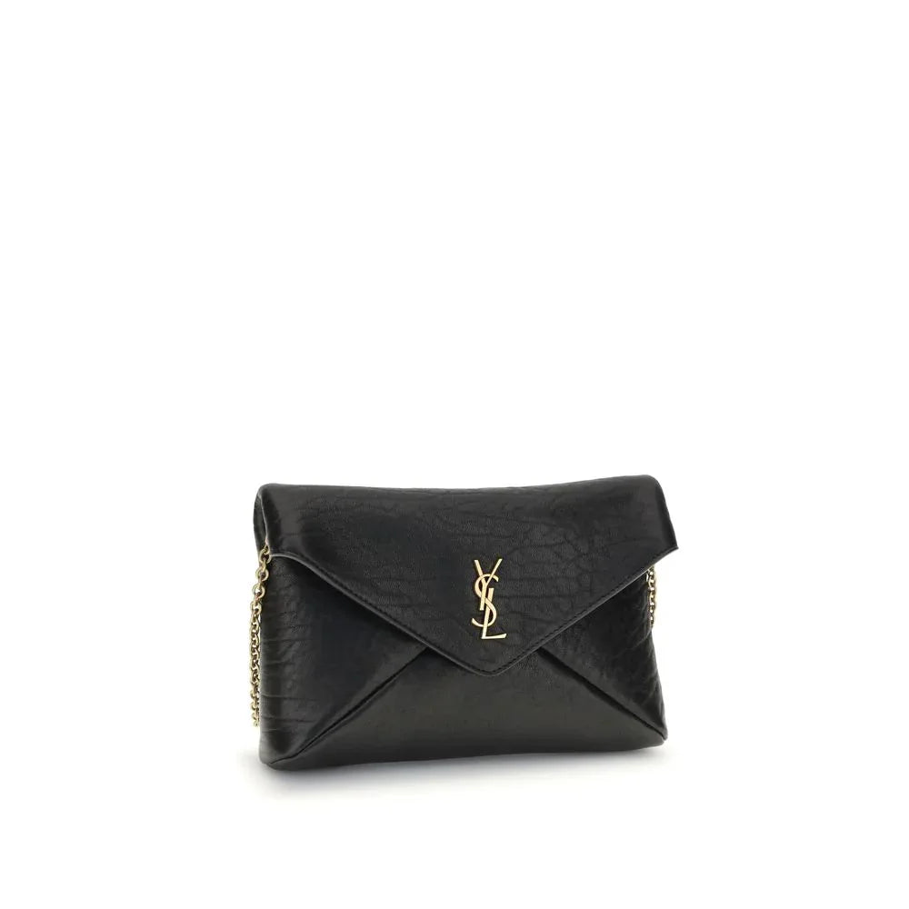 Saint Laurent Cassandre chain Clutch Bag - Zeiniez