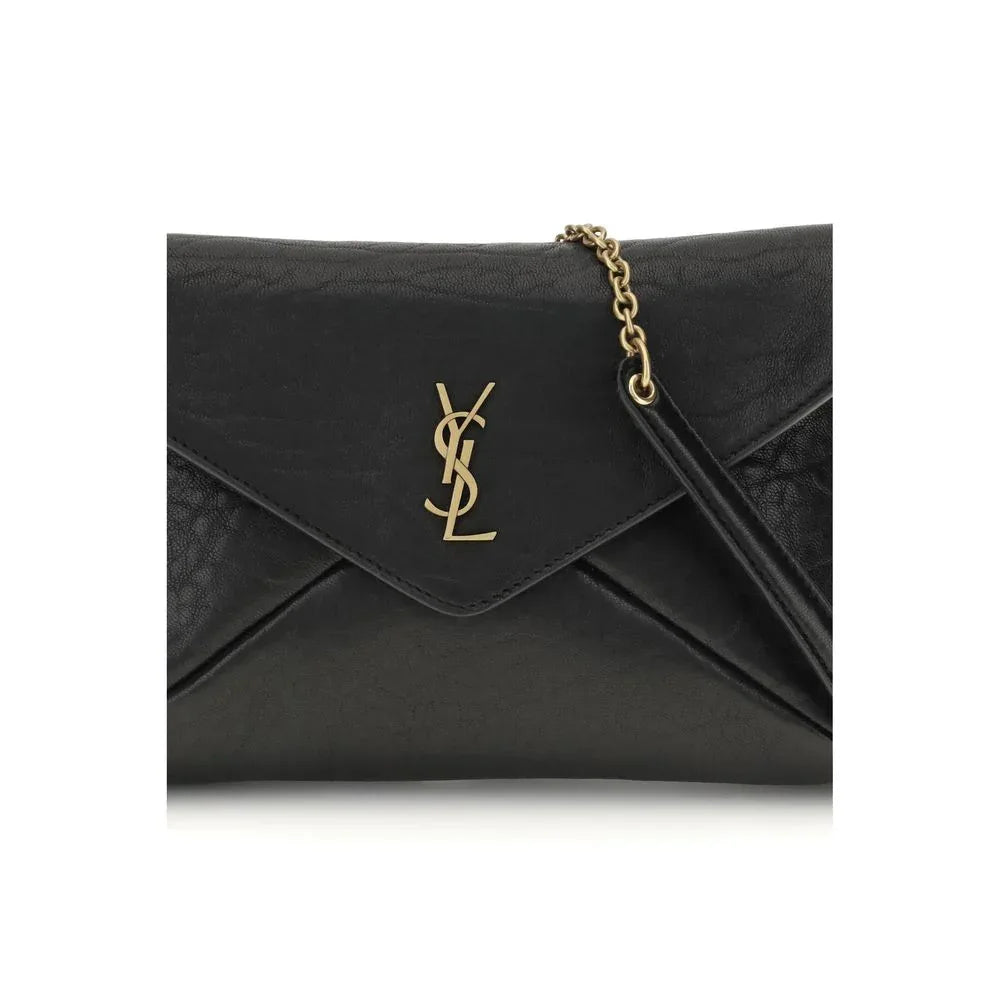 Saint Laurent Cassandre chain Clutch Bag - Zeiniez