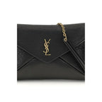 Saint Laurent Cassandre chain Clutch Bag - Zeiniez
