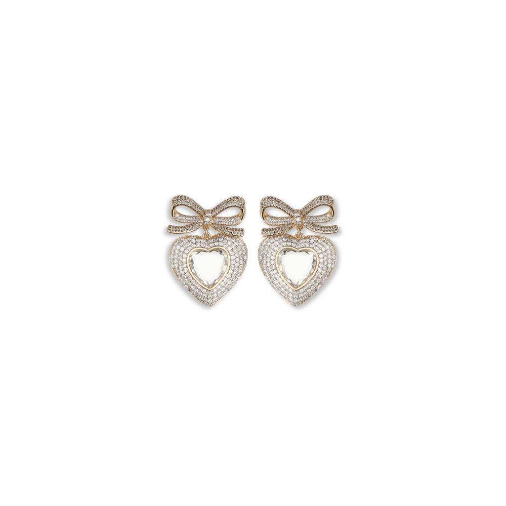 Self-Portrait Gold Brass Earrings - Zeiniez