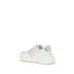 PINKO White Calf Leather Bos Taurus Chunky Sneakers - Zeiniez