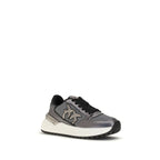 PINKO Gray Fabric Low Top Sneakers - Zeiniez