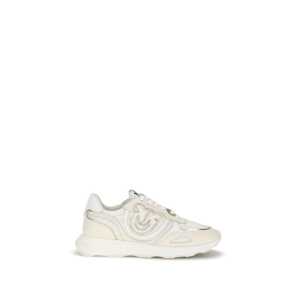 PINKO White Cotton Athletic Sneakers - Zeiniez