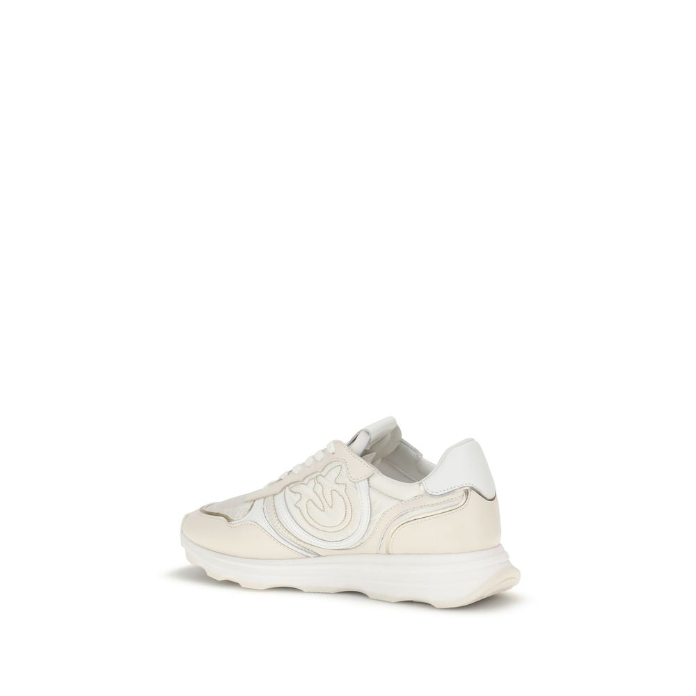 PINKO White Cotton Athletic Sneakers - Zeiniez