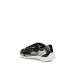 PINKO Silver Nylon Chunky Sneakers - Zeiniez
