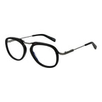 Ermenegildo Zegna Black Metal Glasses (Frames) - Zeiniez