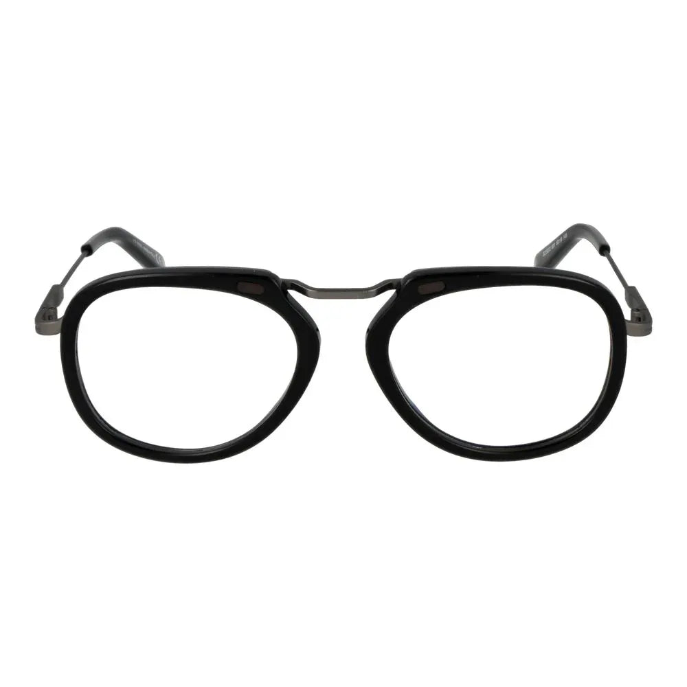 Ermenegildo Zegna Black Metal Glasses (Frames) - Zeiniez