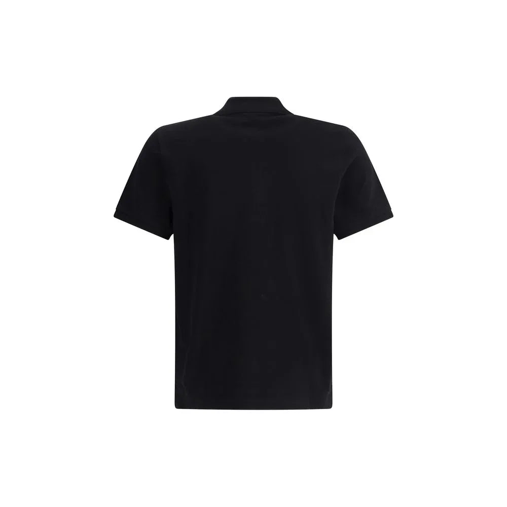 Moose Knuckles Black Cotton Polo Shirt - Zeiniez