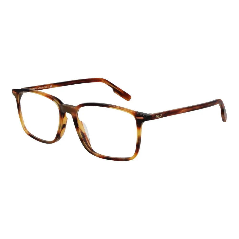 Ermenegildo Zegna Brown Acetate Glasses (Frames) - Zeiniez