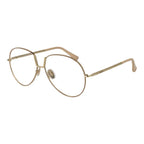 Max Mara Beige Metal Glasses (Frames) - Zeiniez
