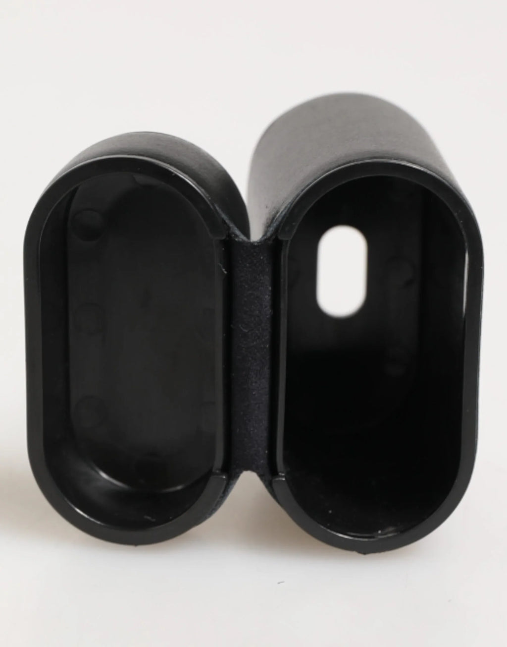 Dolce & Gabbana Black Calfskin Leather Logo Print Flip Holder Airpods Case - Zeiniez