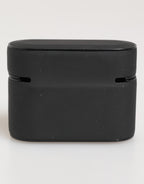 Dolce & Gabbana Black Yellow Rubber Logo Embossed Accessory Airpods Case