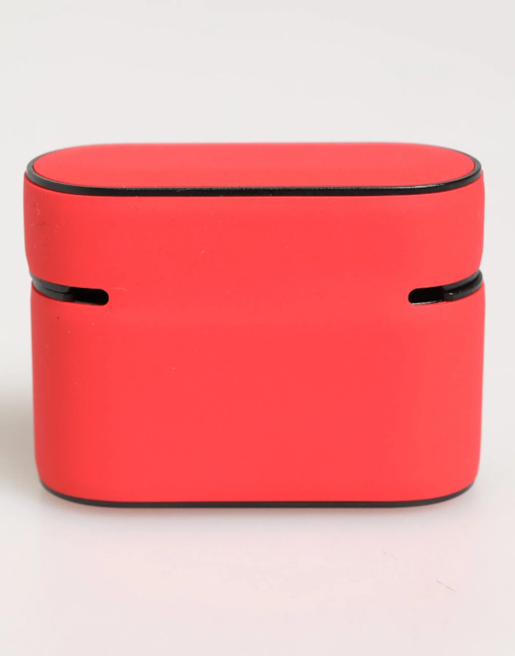 Dolce & Gabbana Red PVC DG Logo Embossed Men Flip Holder Airpods Case - Zeiniez