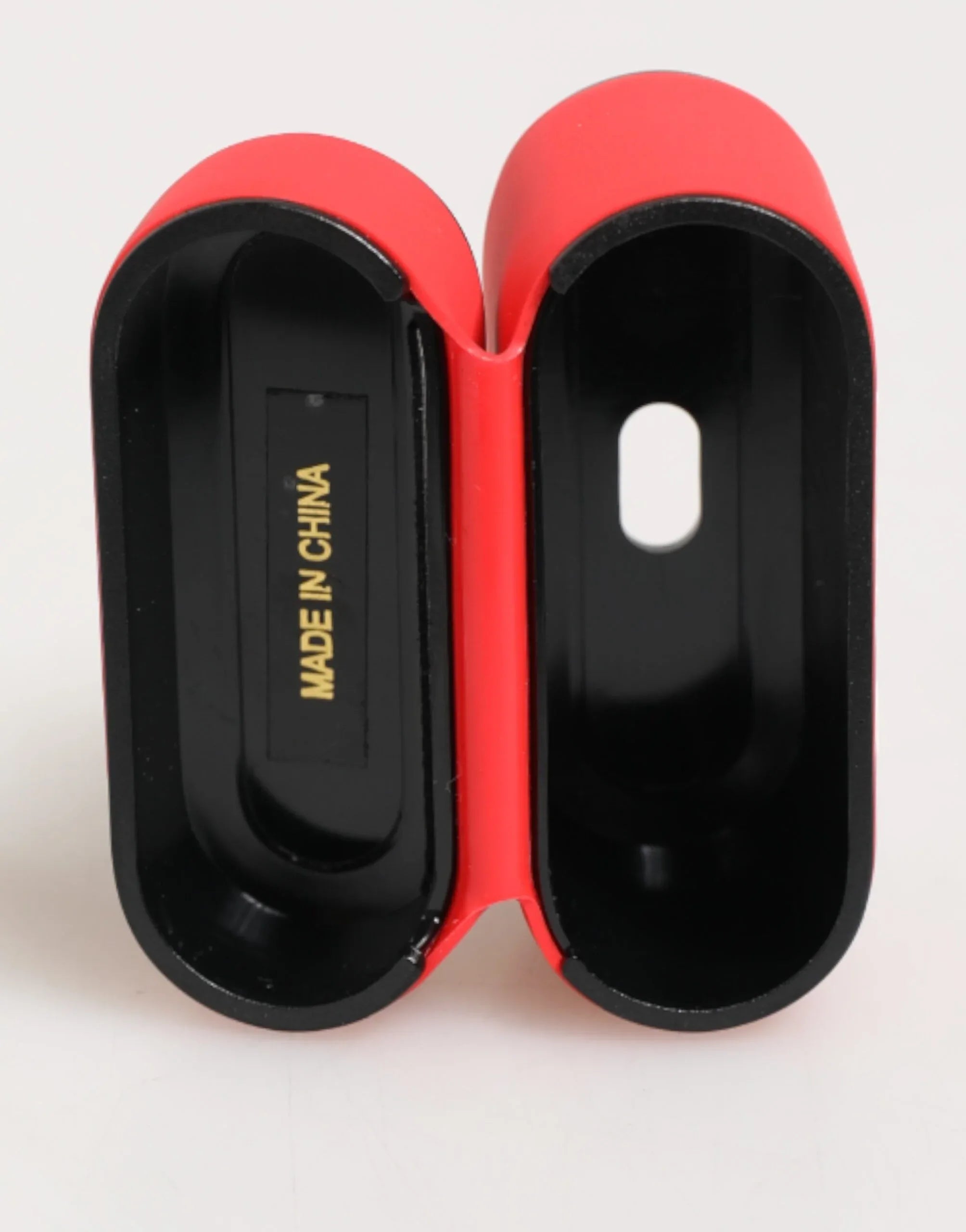 Dolce & Gabbana Red PVC DG Logo Embossed Men Flip Holder Airpods Case - Zeiniez