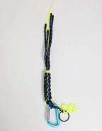Dolce & Gabbana Multicolor Polyester Tape String DG Logo Keychain Keyring - Zeiniez