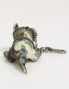 Dolce & Gabbana Camouflage Multicolor Animal Silhouette Keychain Keyring - Zeiniez