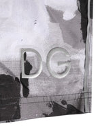 Dolce & Gabbana Black White Camouflage DG Logo Men Swimwear - Zeiniez
