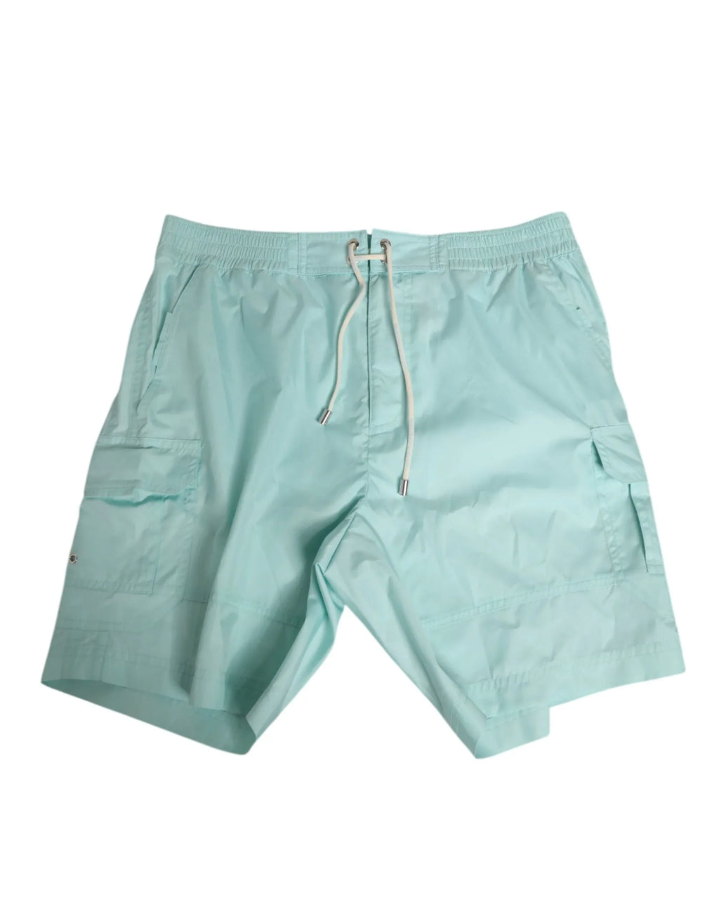 Dolce & Gabbana Aqua Blue Polyester Beachwear Men Shorts Swimwear - Zeiniez