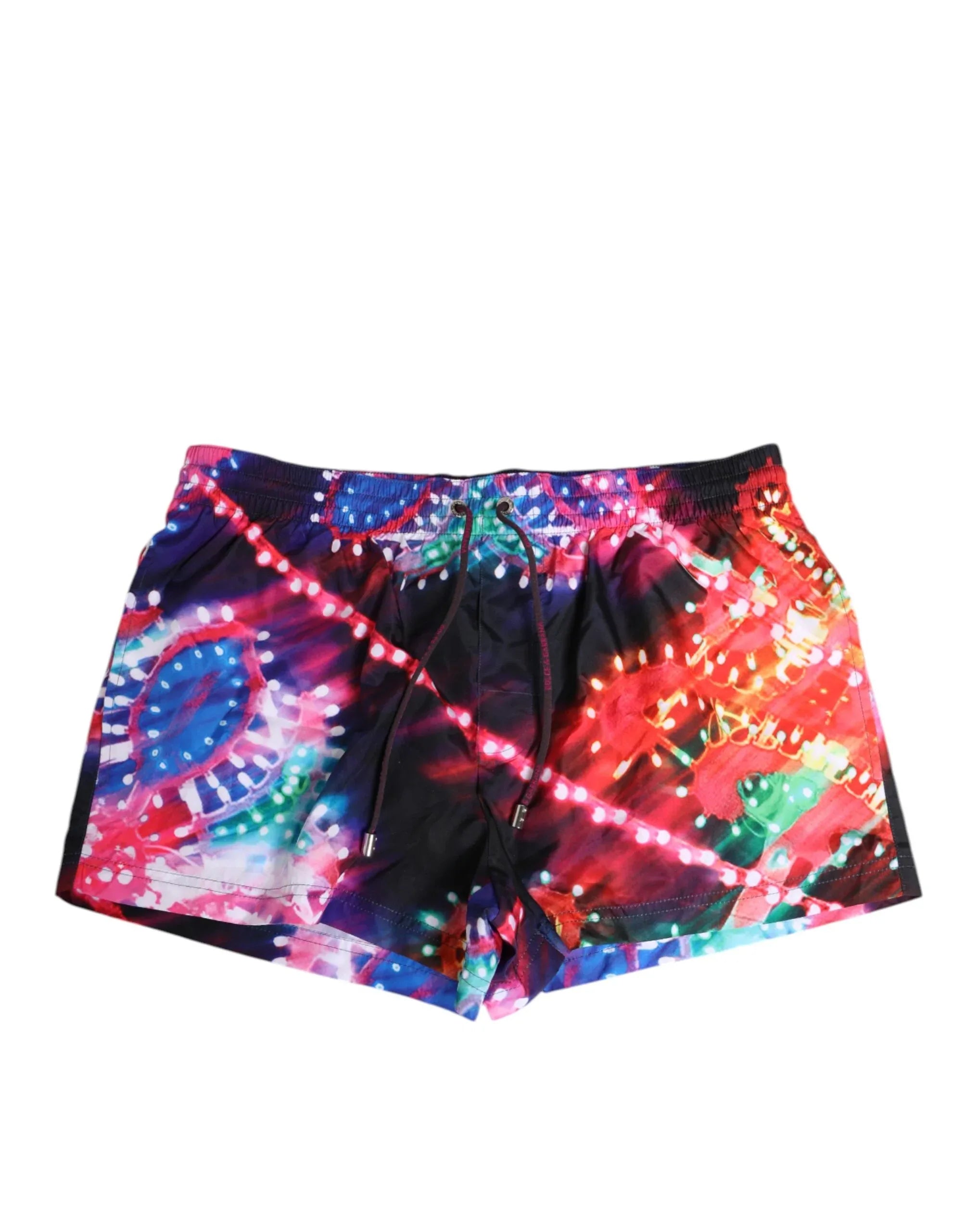 Dolce & Gabbana Multicolor Neon Print Polyester Shorts Swimwear - Zeiniez