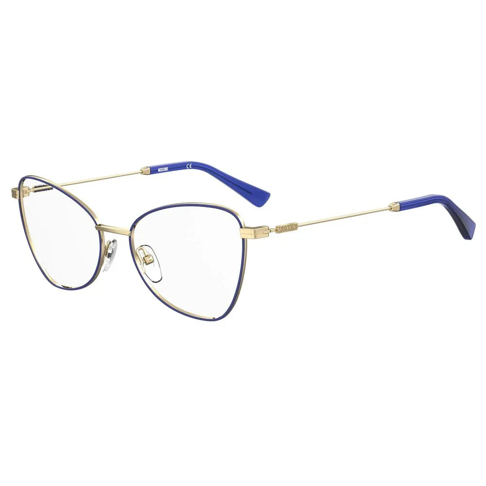 Moschino Blue Metal Glasses (Frames) - Zeiniez