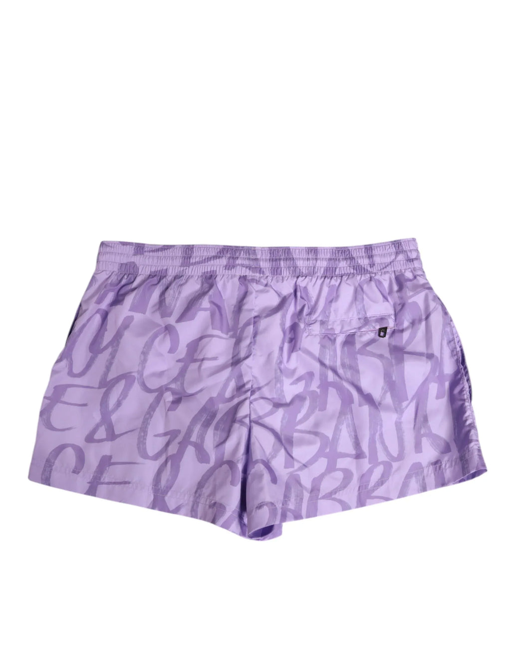 Dolce & Gabbana Purple DG Logo Print Nylon Men Shorts Swimwear - Zeiniez
