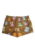 Dolce & Gabbana Brown Multicolor Teddy Bear Men Shorts Swimwear - Zeiniez