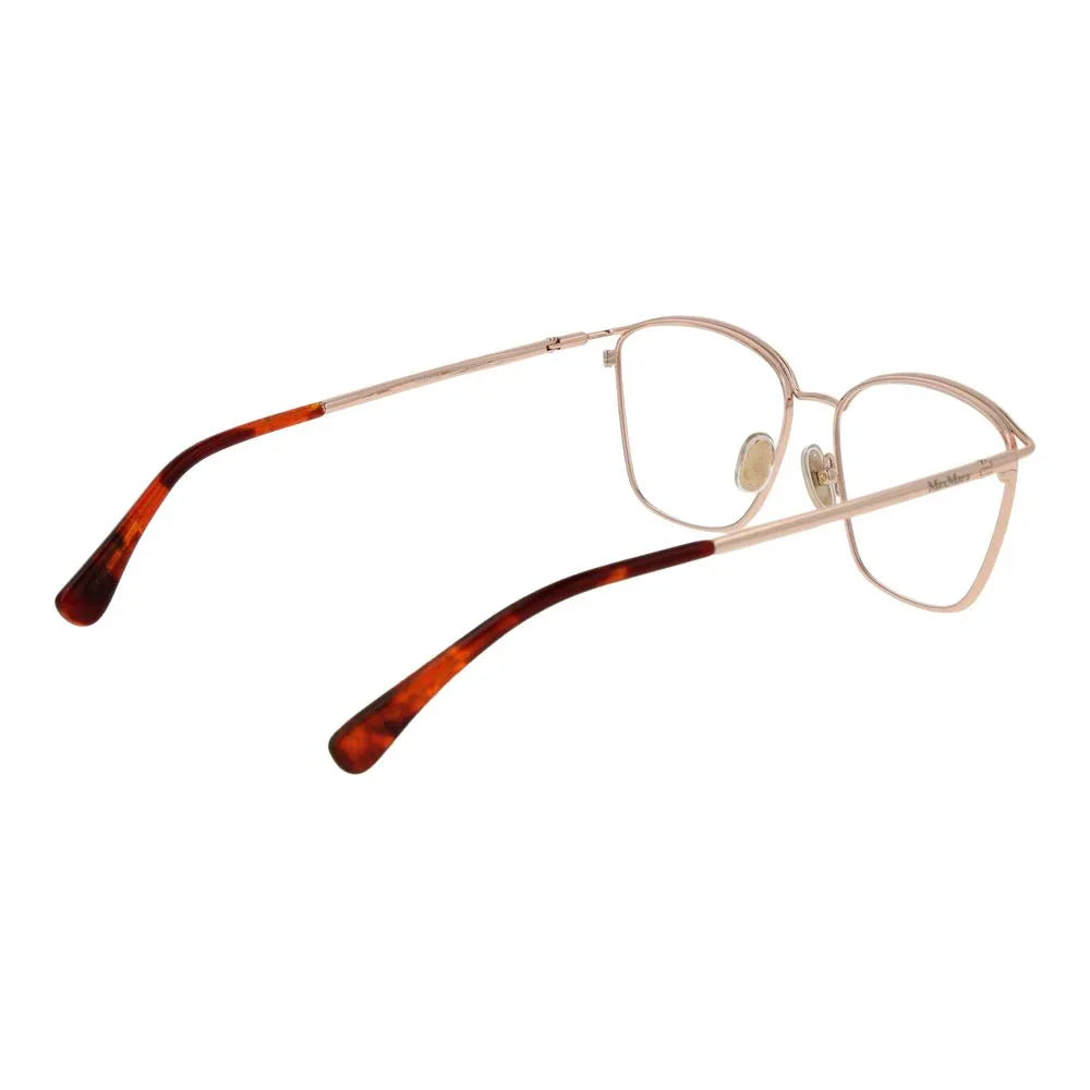 Max Mara Rose Gold Metal Glasses (Frames) - Zeiniez
