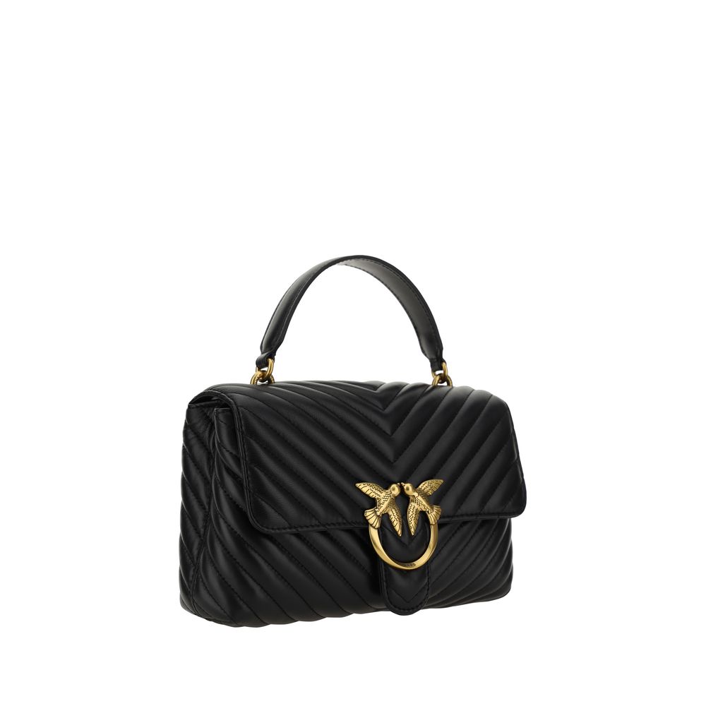 PINKO Black Calf Leather Bos Taurus Wallet - Zeiniez