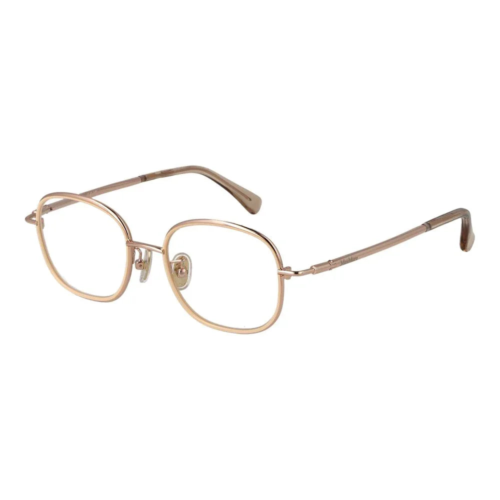 Max Mara Rose Gold Metal Glasses (Frames) - Zeiniez
