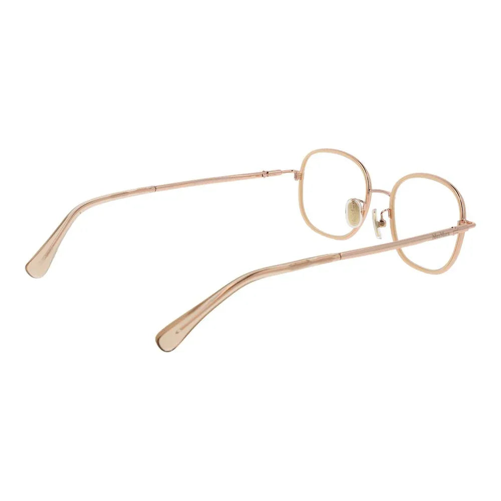 Max Mara Rose Gold Metal Glasses (Frames) - Zeiniez