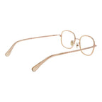 Max Mara Rose Gold Metal Glasses (Frames) - Zeiniez