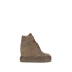 Casadei Beige Calf Leather Bos Taurus Sneakers - Zeiniez