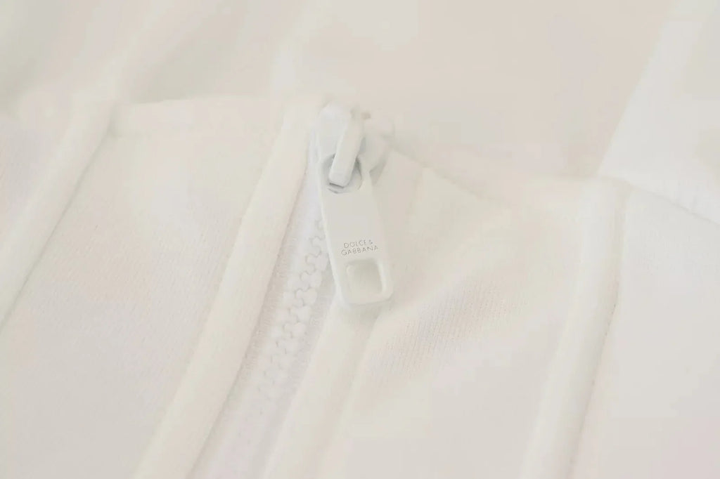 Dolce & Gabbana White Cotton Corset Stretch Top T-shirt - Zeiniez