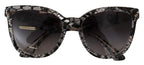 Dolce & Gabbana DG4190 Black Lace Acetate Crystal Round Sunglasses - Zeiniez