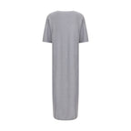 Khaite Gray Wool Casual Dress