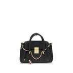 Thom Browne Black Calf Leather Bos Taurus Shoulder Bag - Zeiniez