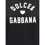 Dolce & Gabbana Black Cotton T-Shirt