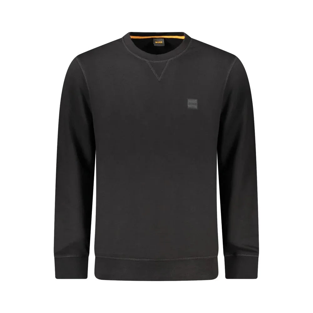 Hugo Boss Black Cotton Men Sweater - Zeiniez