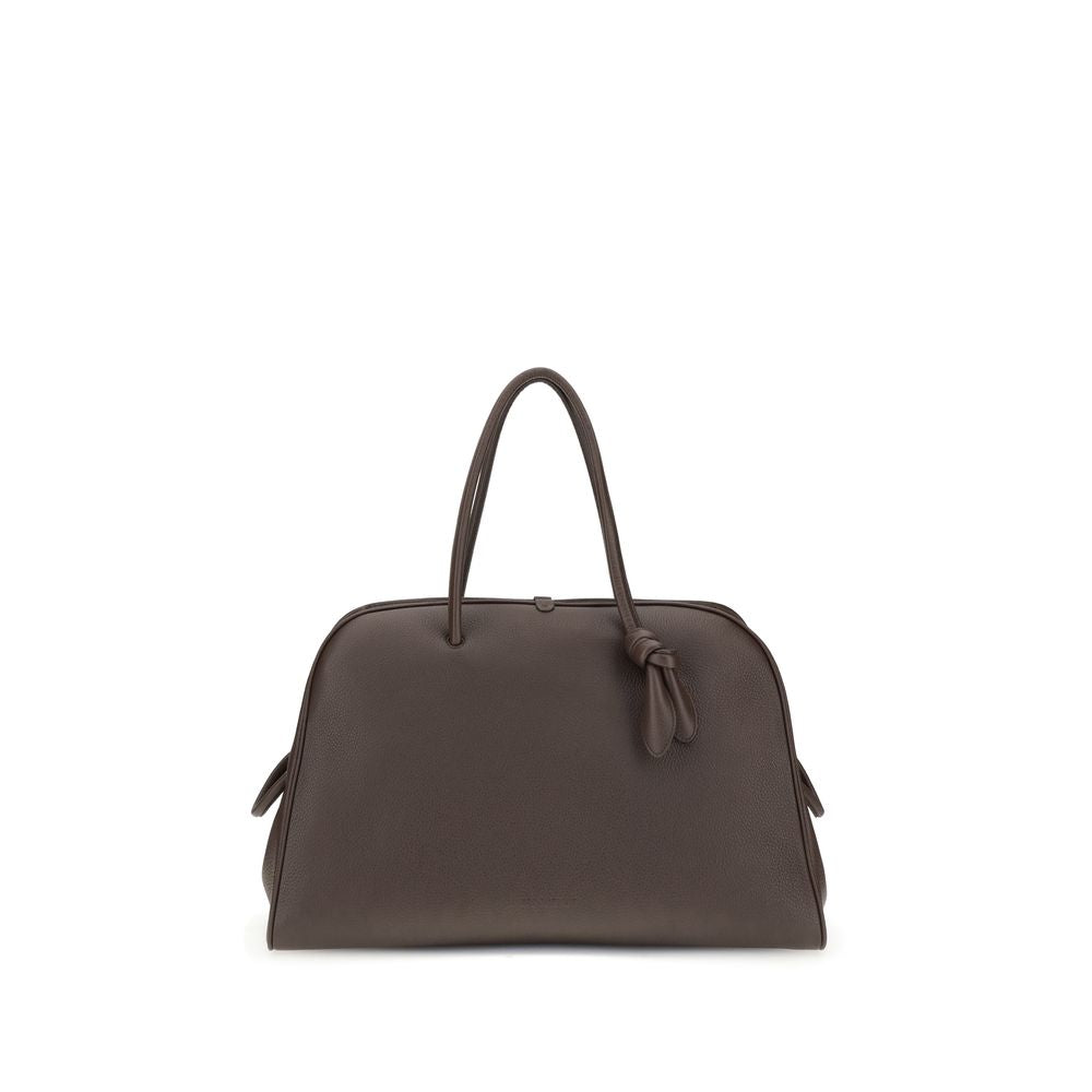 Jacquemus Brown Calf Leather Bos Taurus Handbag - Zeiniez
