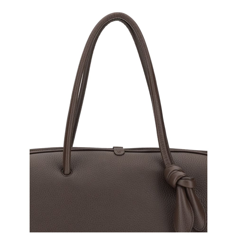 Jacquemus Brown Calf Leather Bos Taurus Handbag - Zeiniez