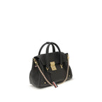 Thom Browne Gray Calf Leather Bos Taurus Shoulder Bag - Zeiniez