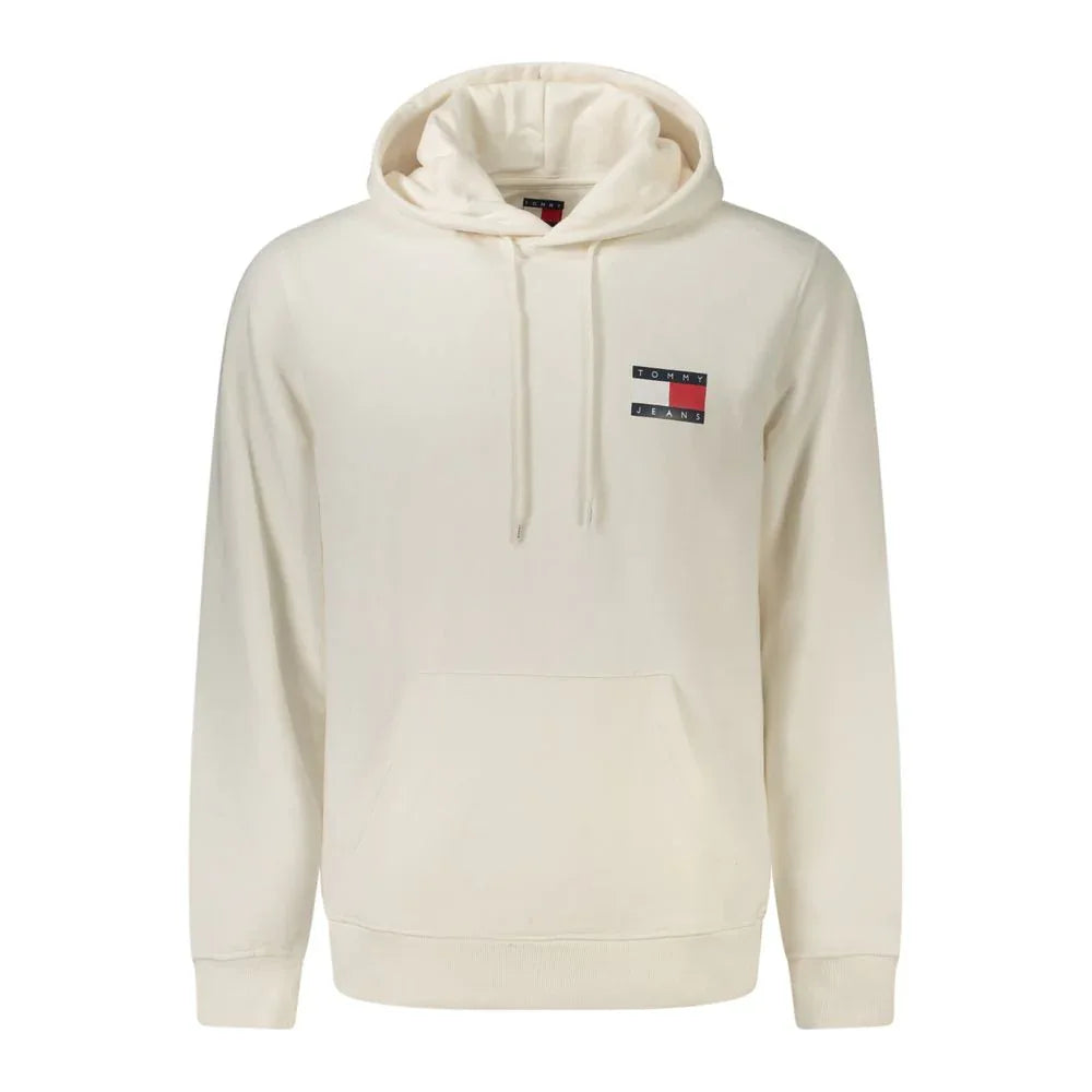 Tommy Hilfiger White Cotton Men's Hooded Sweatshirt - Zeiniez