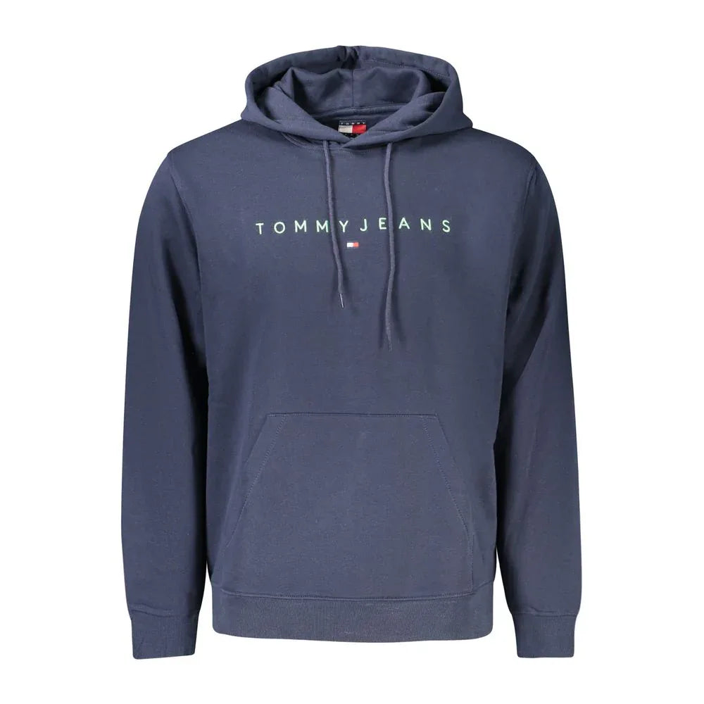 Tommy Hilfiger Blue Cotton Men's Hoodie Sweatshirt - Zeiniez