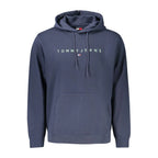Tommy Hilfiger Blue Cotton Men's Hoodie Sweatshirt - Zeiniez