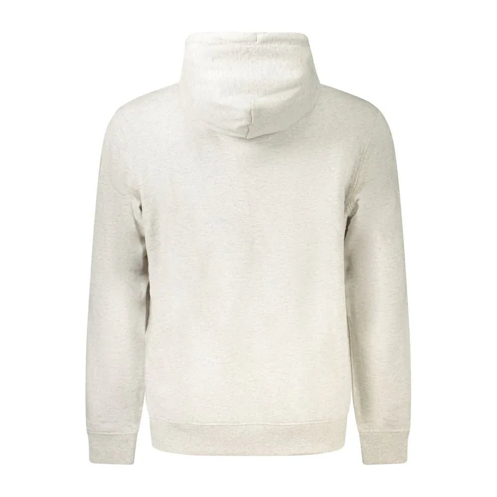Tommy Hilfiger Gray Cotton Mens Hoodie - Zeiniez