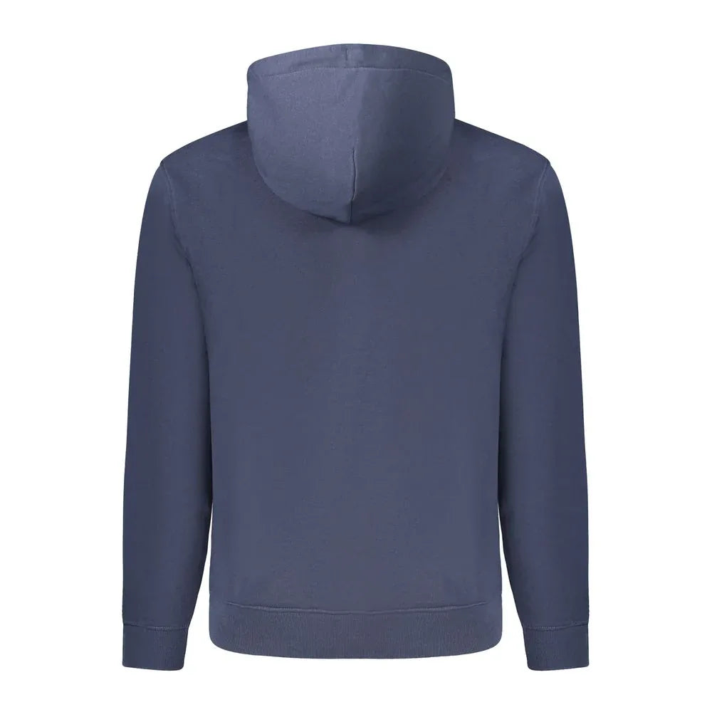 Tommy Hilfiger Blue Cotton Men's Hoodie Sweatshirt - Zeiniez