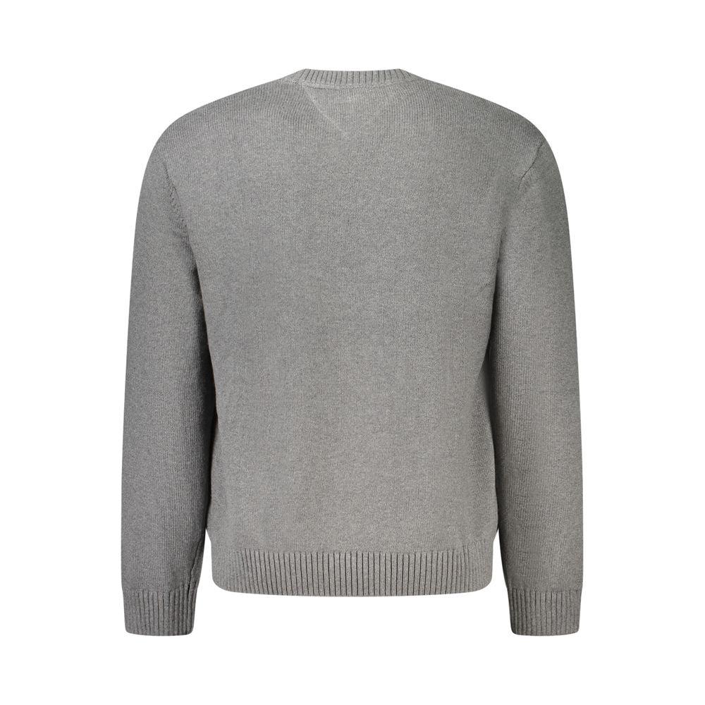 Tommy Hilfiger Grigio Cotton Men's Sweater - Zeiniez