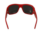 Dolce & Gabbana DG4027 Red Crystal Black Lens Shades Sunglasses - Zeiniez